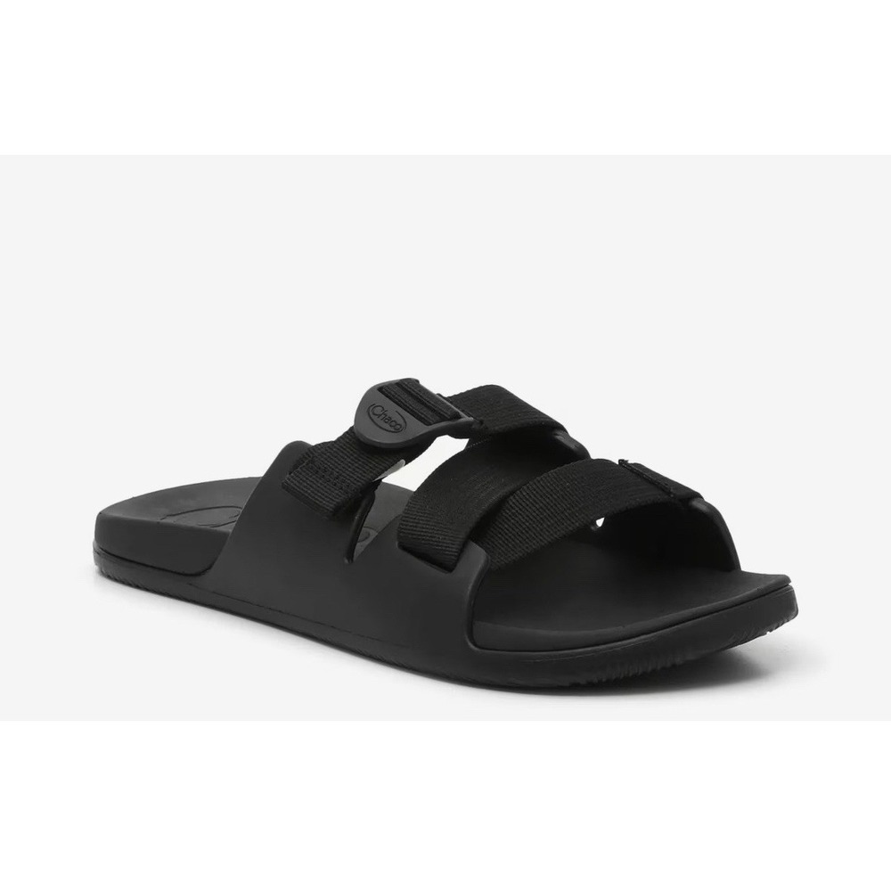 Chaco Unisex Kids Chillos Slide Sandal Lightweight Adjustable Black Size 4